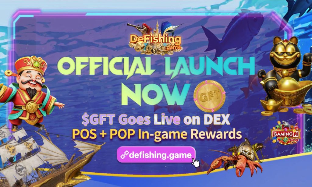 Incubator MEETLabs Officially Launches the Web3 P2E 3D-Fishing Game “DeFishing”