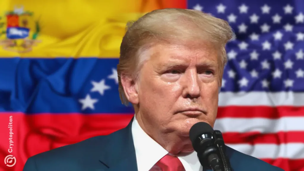 Trump meets oil execs at the White House, demands $100 billion for Venezuela