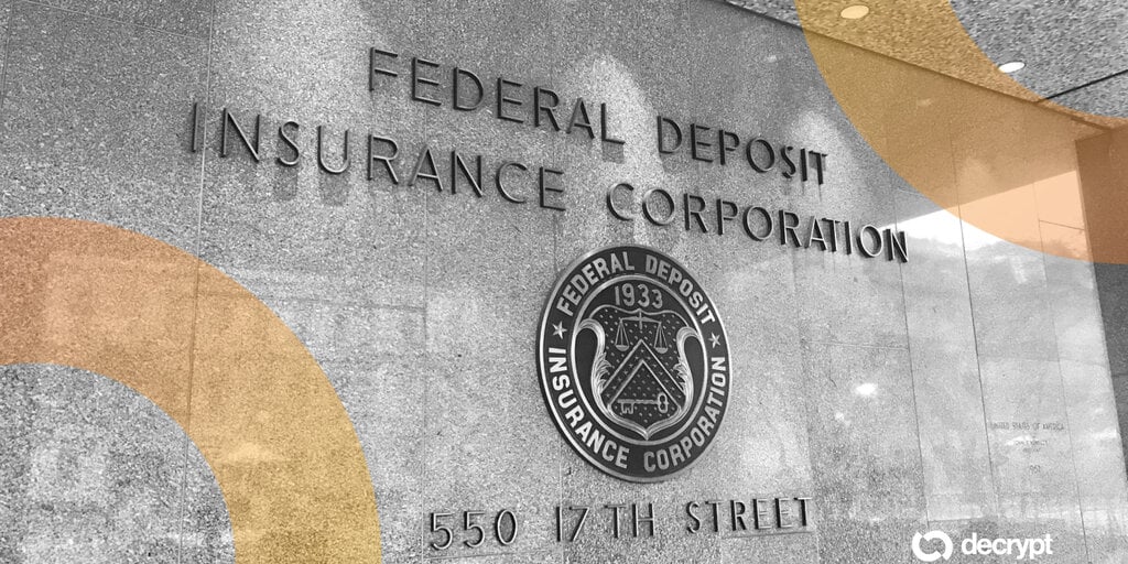 FDIC Agrees to Pay Fees, Drop FOIA Fight Over Crypto ‘Pause Letters’ Decrypt logo