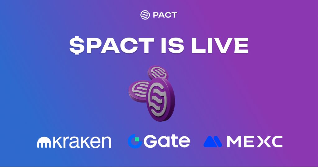 PACT Announces $PACT Token Support on Kraken, MEXC, and Gate PACT Announces $PACT Token Support on Kraken, MEXC, and Gate