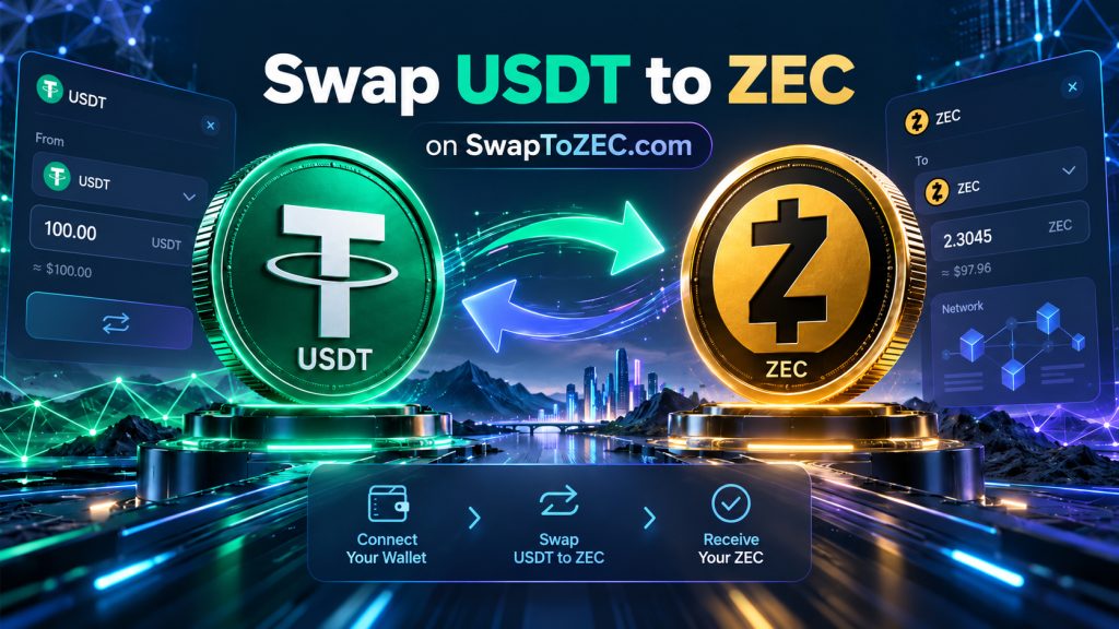 SwapToZEC.com Highlights USDT-to-ZEC Swaps and Multi-Cryptocurrency Exchange Services SwapToZEC.com Highlights USDT-to-ZEC Swaps and Multi-Cryptocurrency Exchange Services